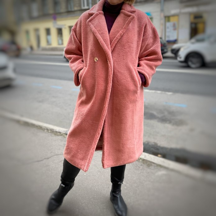 Маргарита Цельсова в шубе