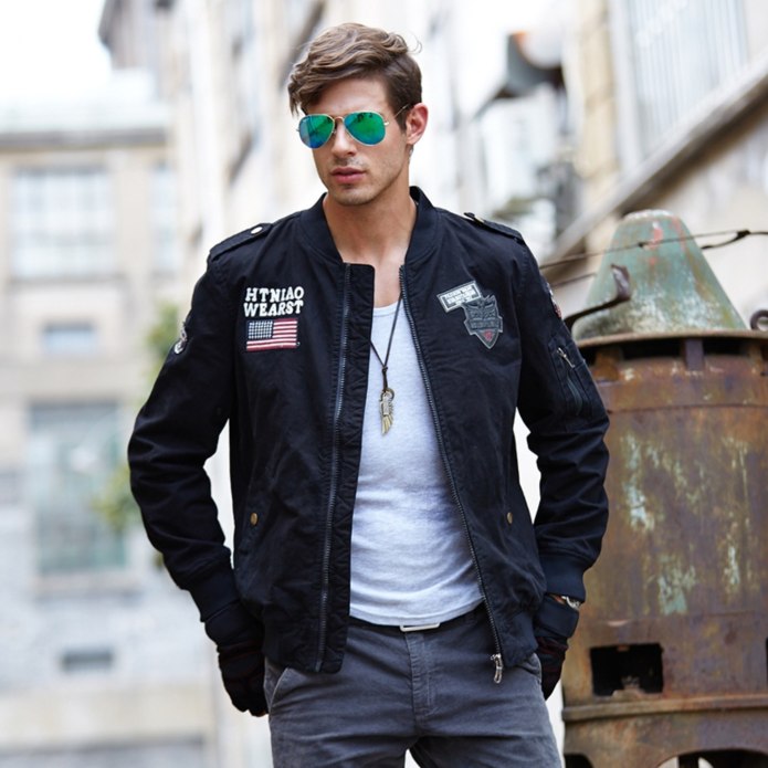 Casual total Black стиль мужской