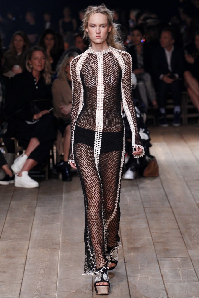 Платье Temperley London сетчатое