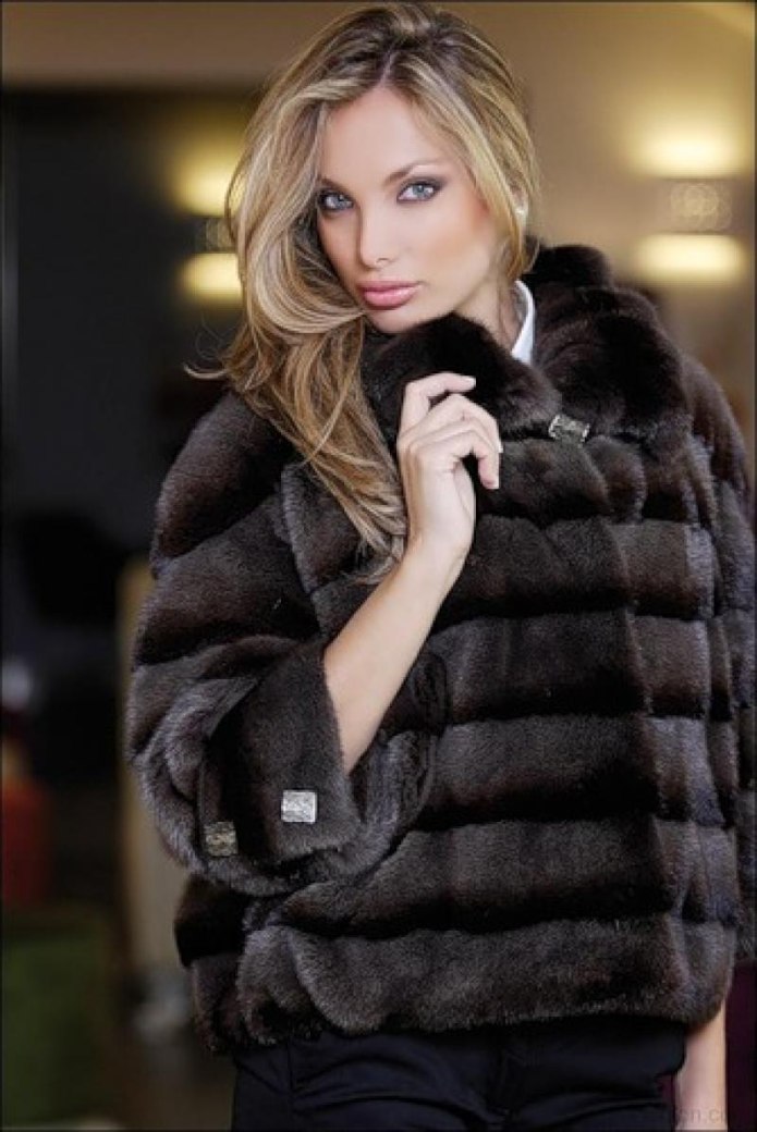 Шуба норковая zyqc Fashion