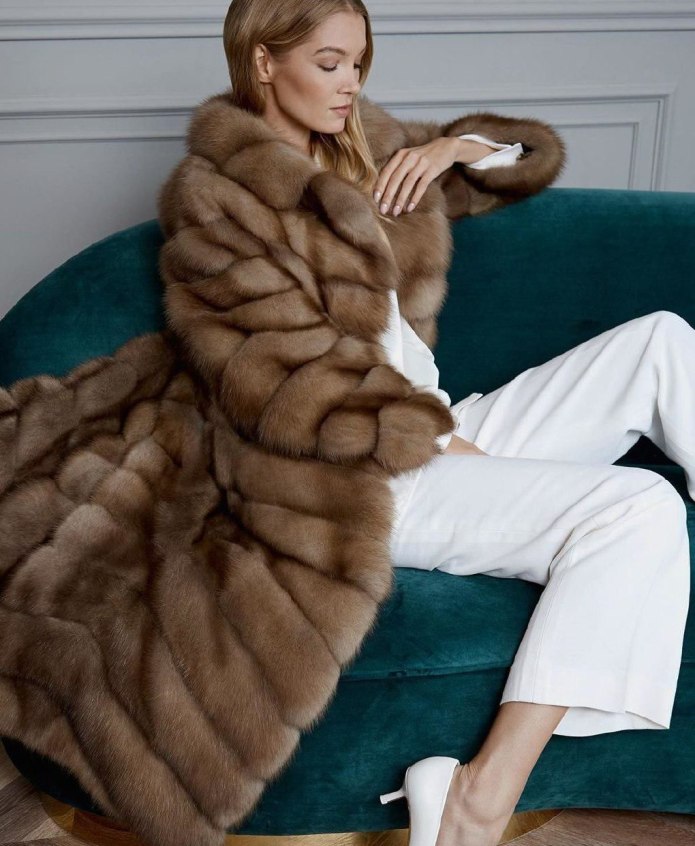 Шуба Fendi 2020 Соболь