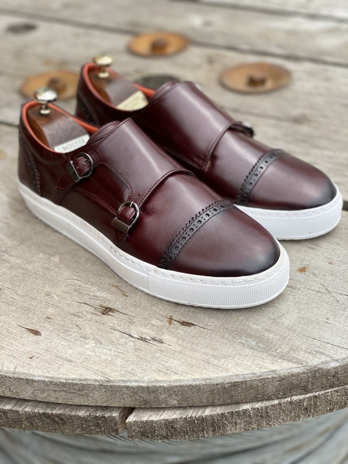 Кеды монки Gant бордовые