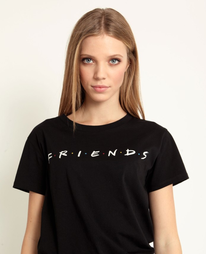 Футболка черная friends