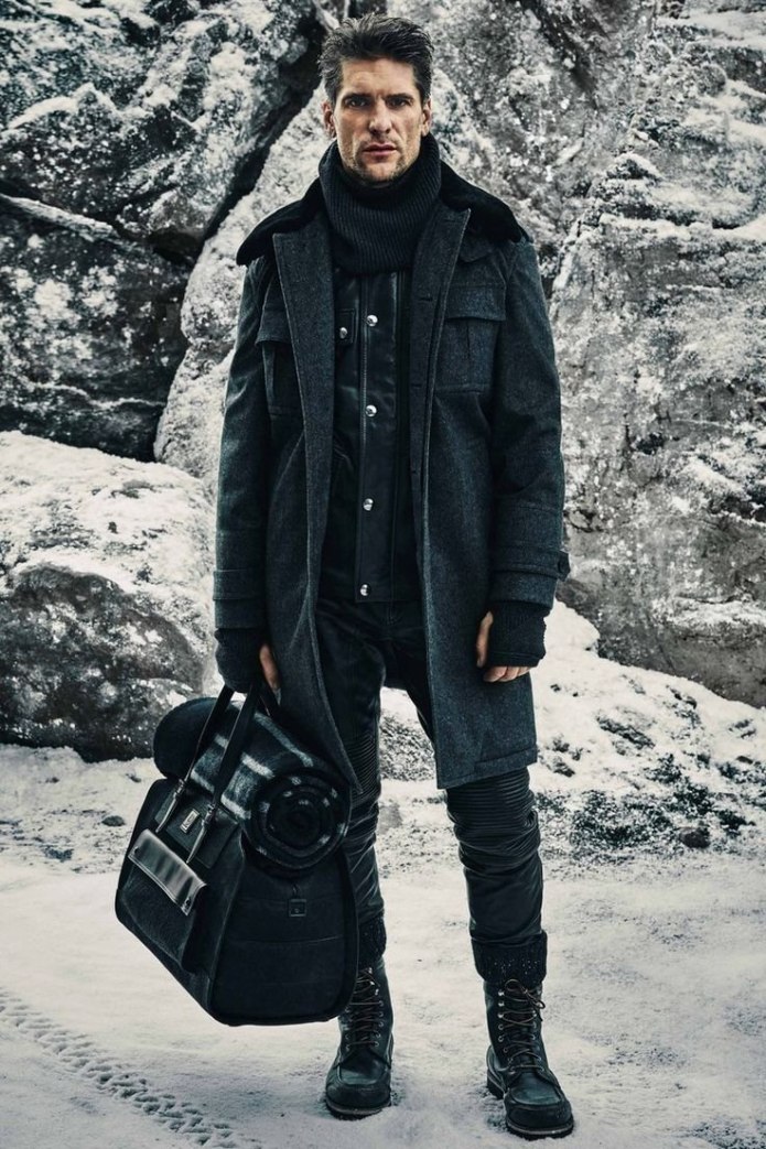 Зимняя куртка Belstaff look