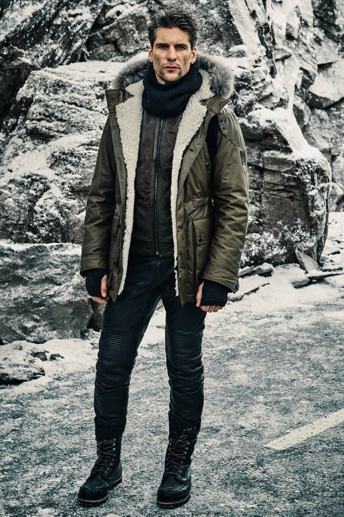 Зимняя куртка Belstaff look
