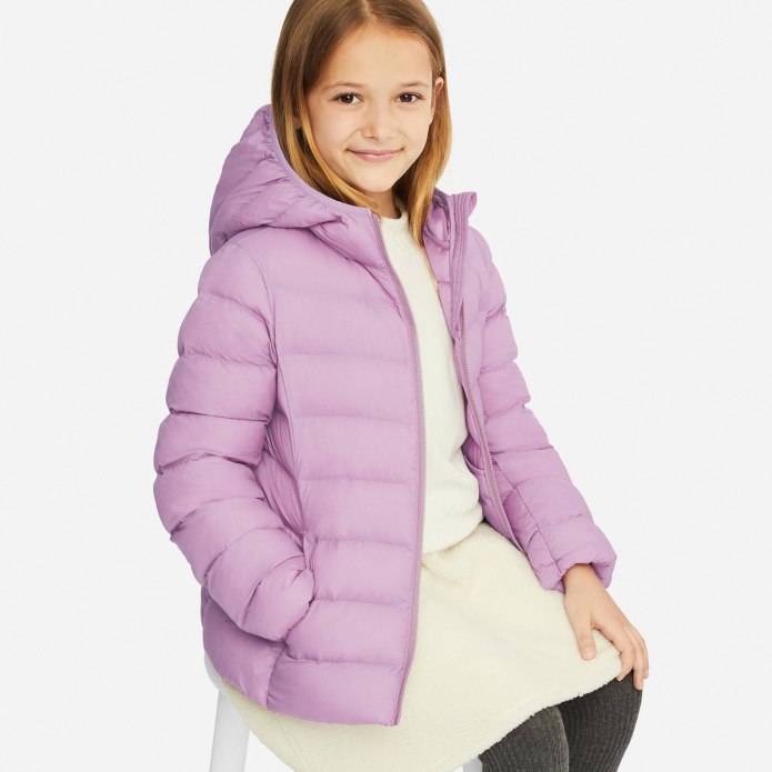 Утепленное пальто для мальчиков Uniqlo