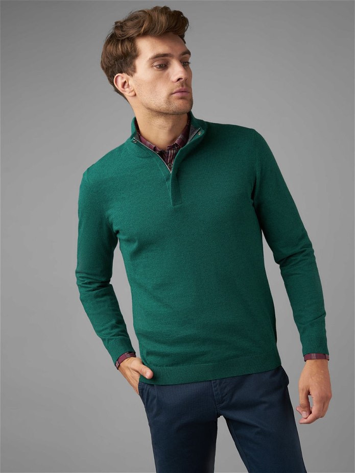 Пуловер мужской Esprit п00487 зеленый