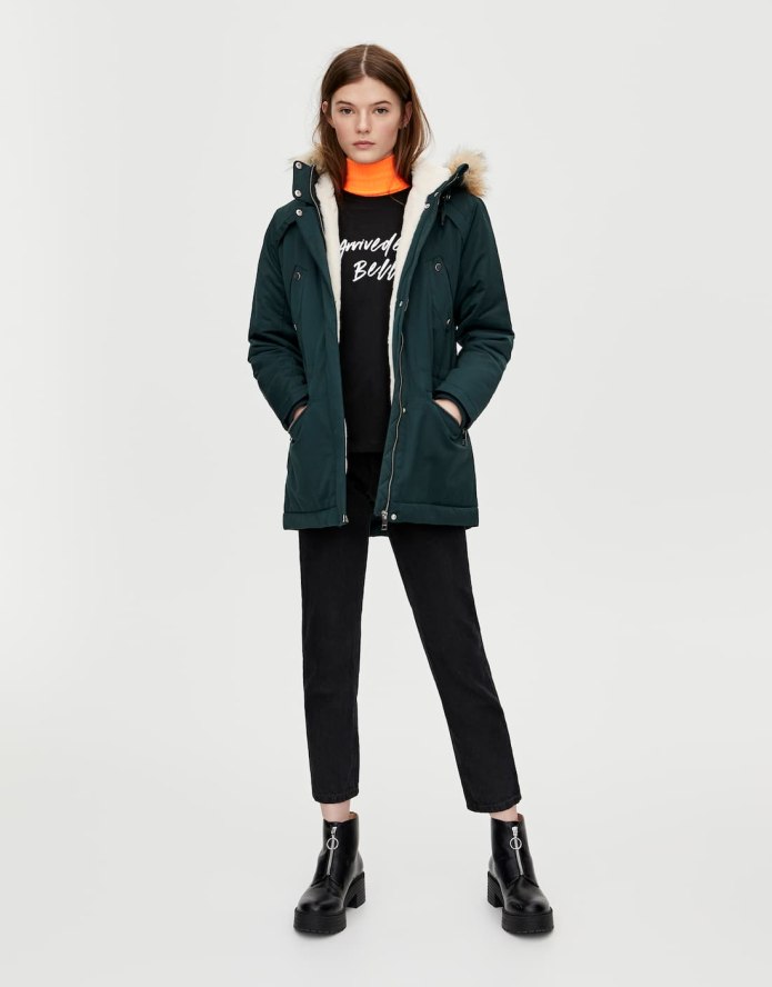 Пуховик Pull Bear 2020 женский