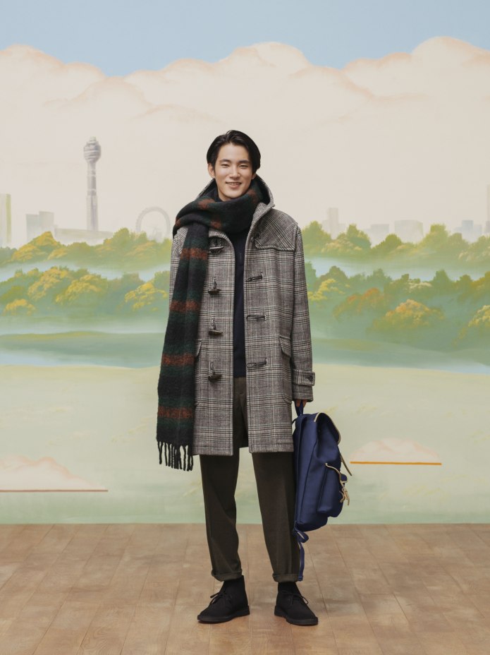 Юбка JW Anderson Uniqlo в складку