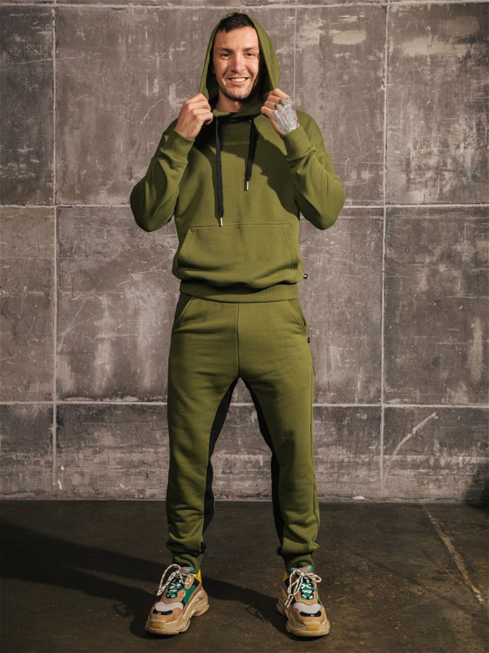 Adidas Originals костюм мужской зеленый