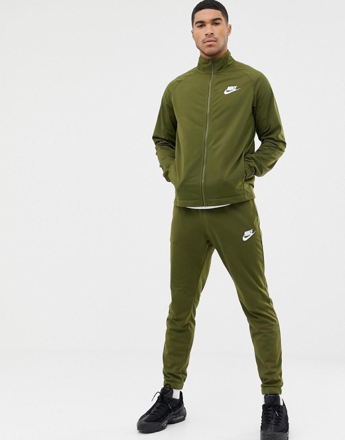 Nike Sportswear костюм зеленый
