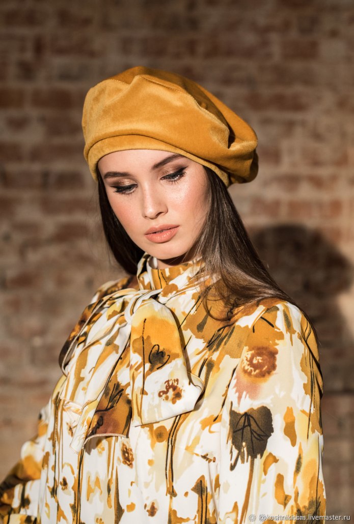 Кожаная беретка Christian Dior