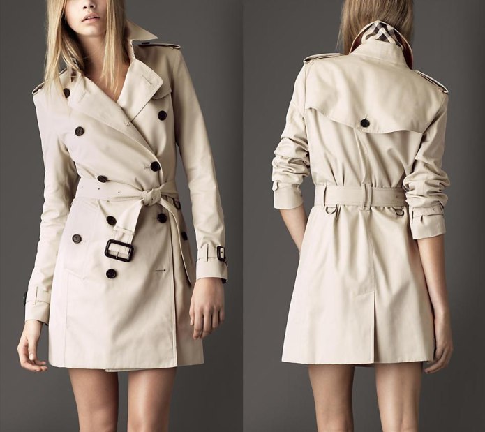 Тренч Kensington Burberry хлопковый