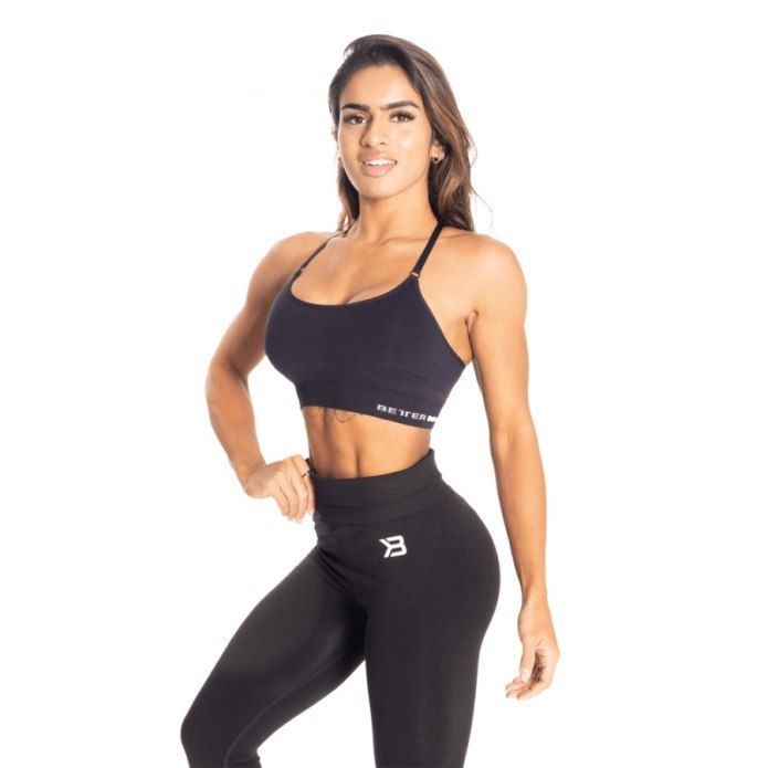 Спортивный топ better bodies Astoria seamless short Bra, Black