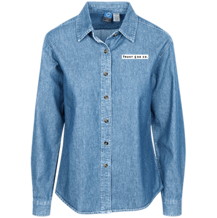 Wrangler Denim Shirt in Blue