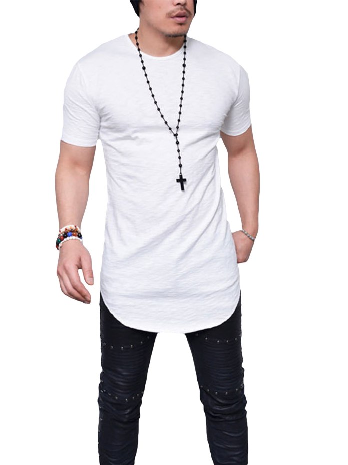 Men White short with Tshirt