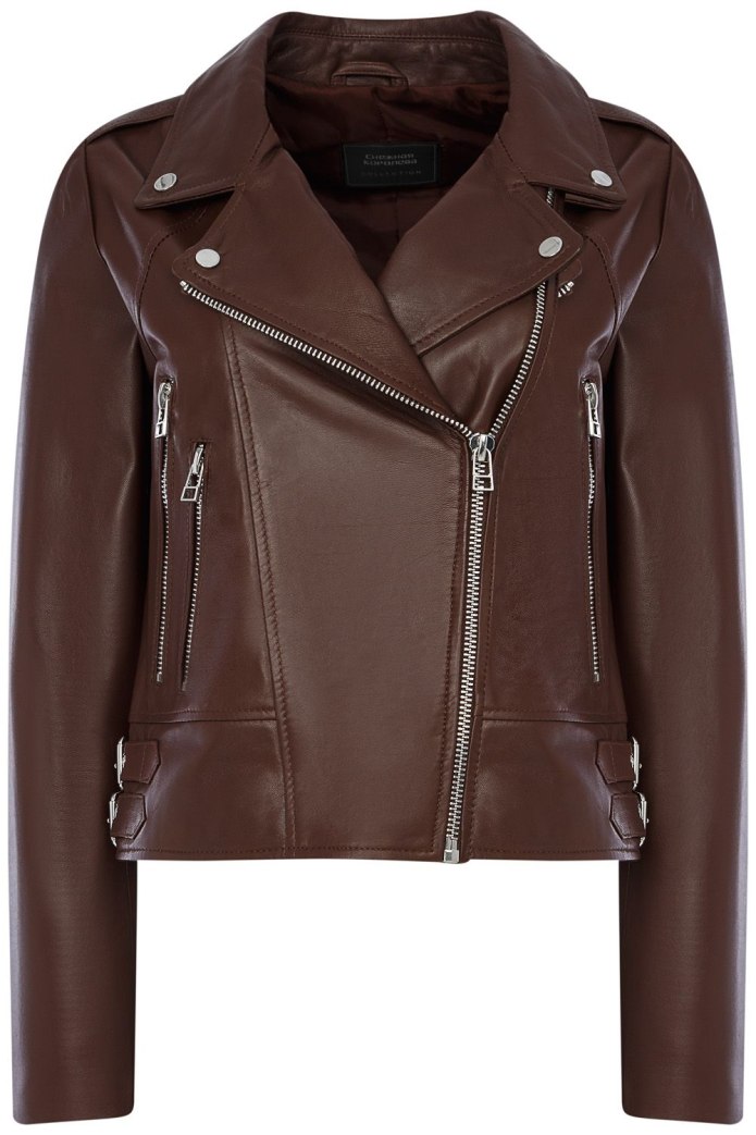 Кожаная куртка Mango Genuine Leather collection