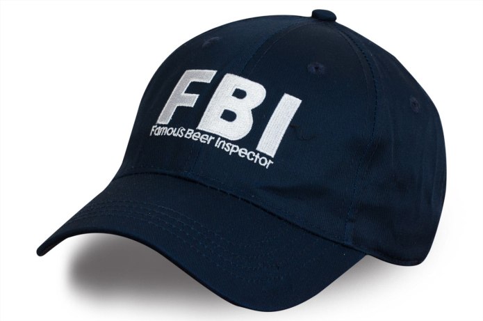 Бейсболка "FBI" черная