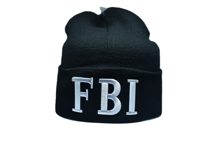 Бейсболка FBI белая