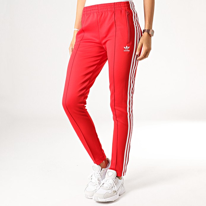 Adidas Red track Pants