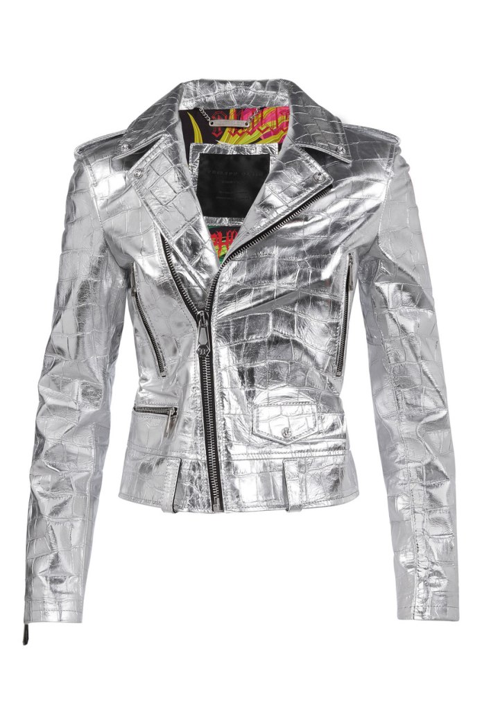 Куртка серебряная dsquared2