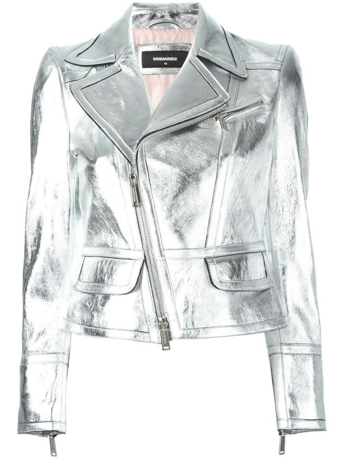 Серебряная косуха Zara