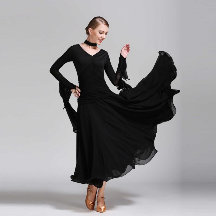 Платье для латины zym, stunner Dress, 2057m, черное