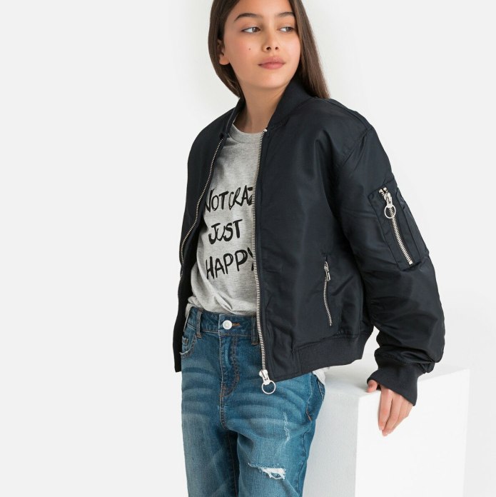 Бомбер Zara зеленый