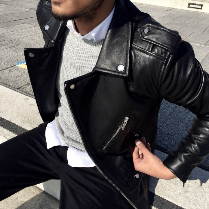 Leather Jacket men Zara