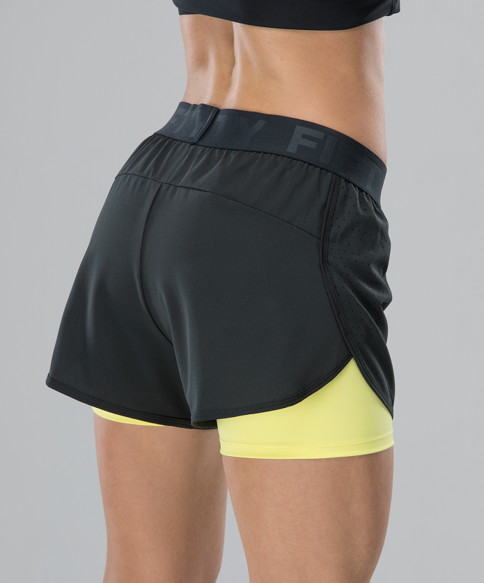 Шорты Fifty Black Yellow