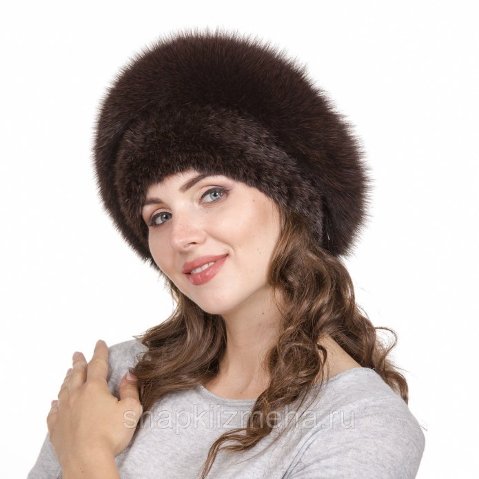 Шапка норка баронесса элита