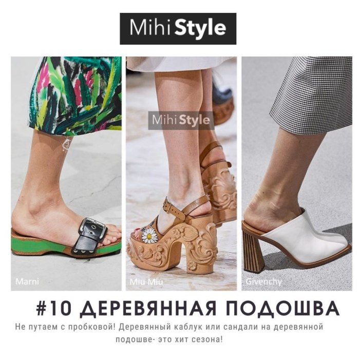 Miu Miu обувь Весна лето 2022