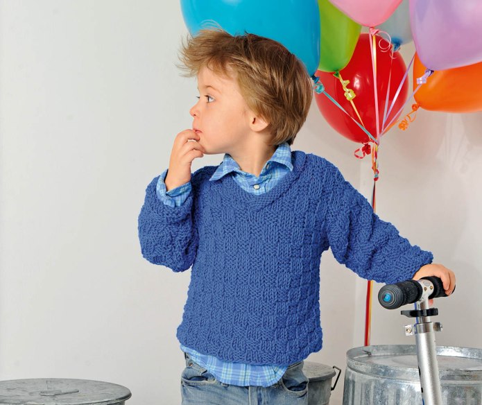 Джемпер с v образным для мальчиков