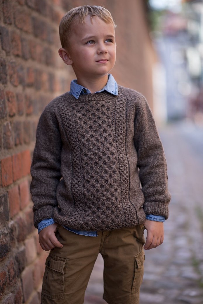 Двухслойный джемпер для мальчика