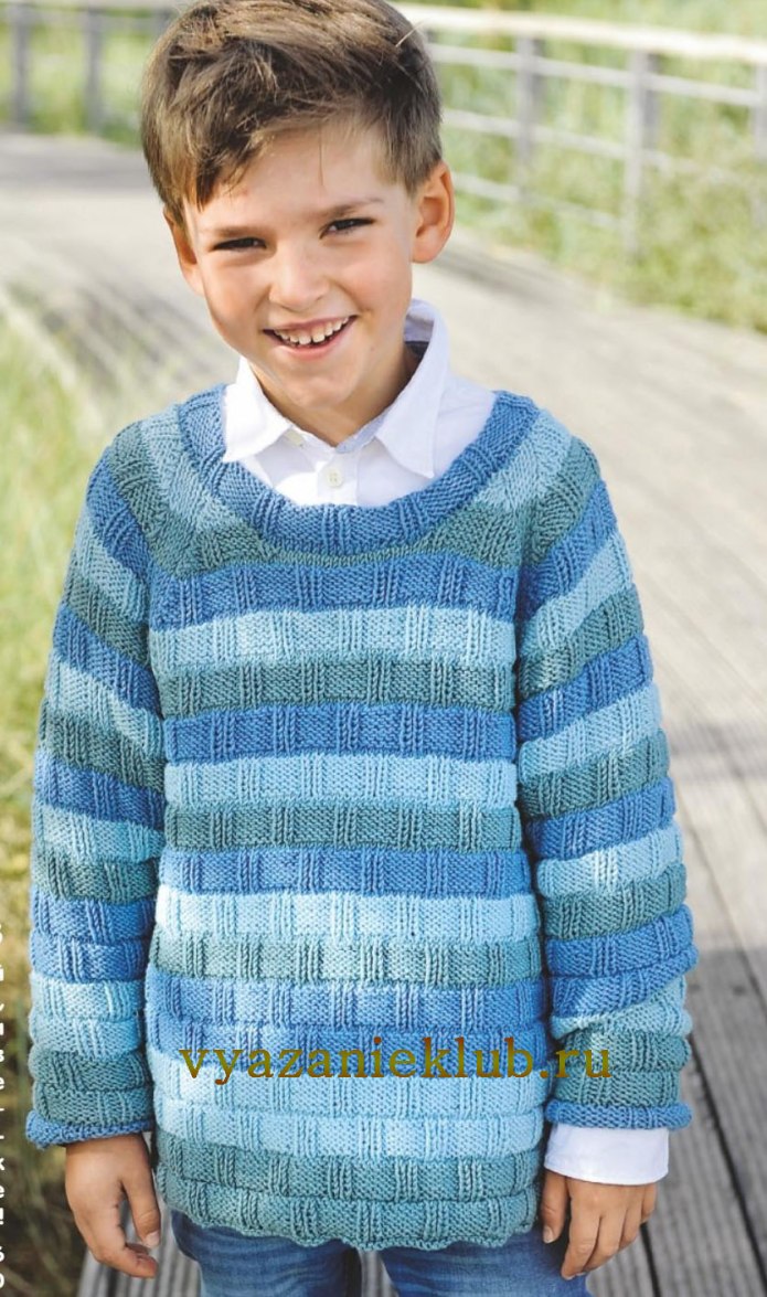 Длина свитера для мальчика 6 лет
