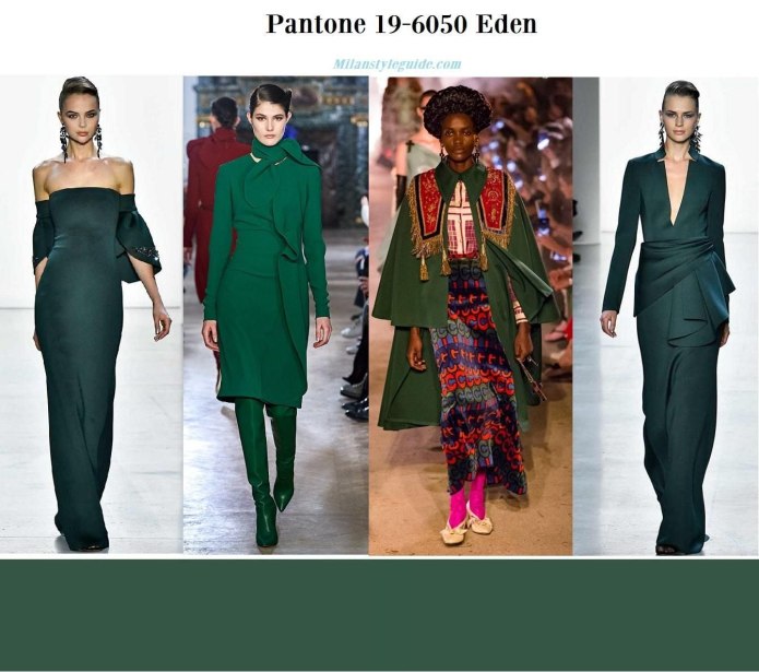 Pantone 2020 осень зима