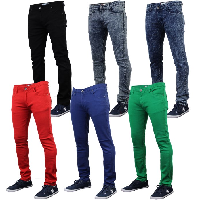 Skinny Fit брюки мужские
