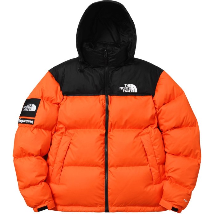 The North face 700 оранжевый