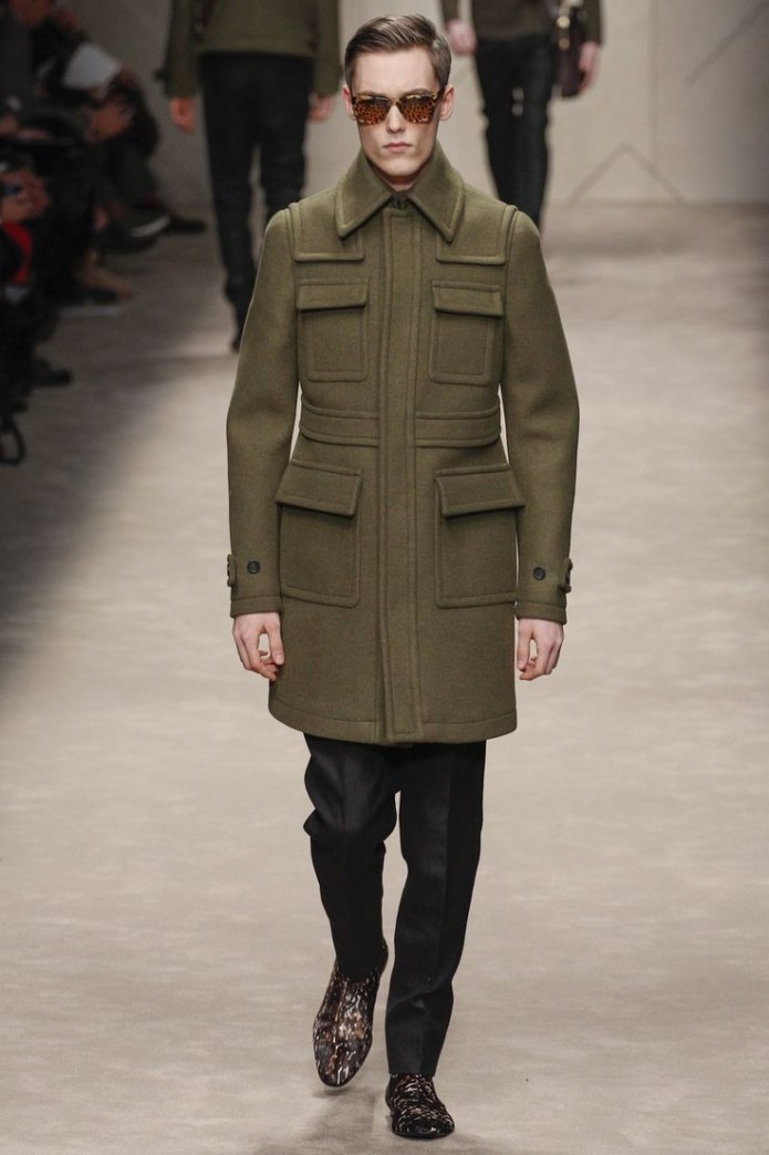 Burberry Prorsum пальто милитари