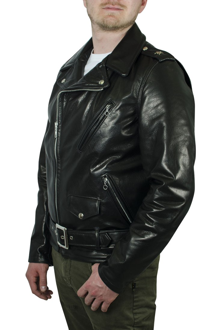 Zara Red Leather Jacket Mens