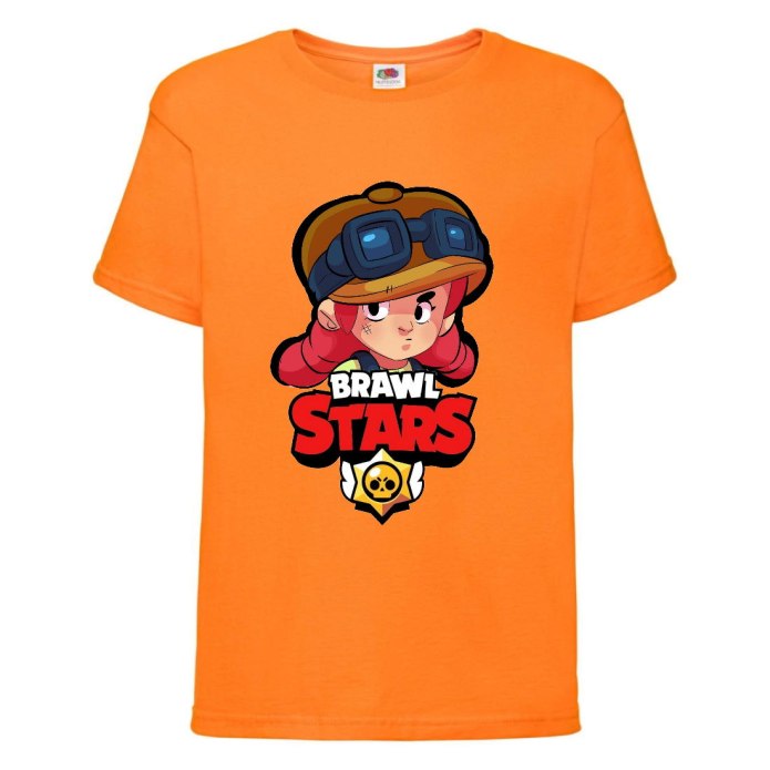 Футболка Brawl Stars оранжевая