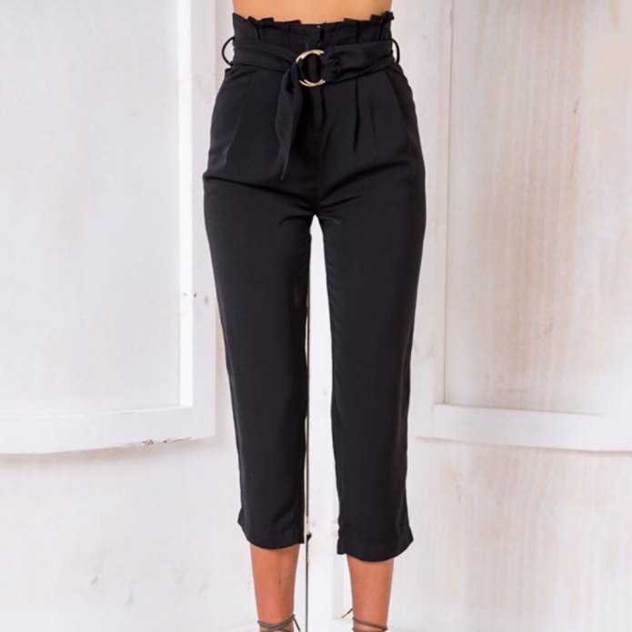 Штаны Belt line trousers женские