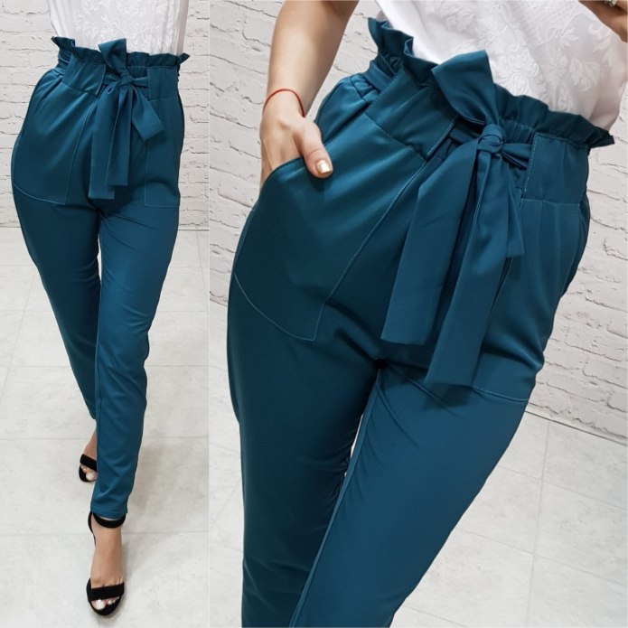 Брюки Zara с защипами 2020