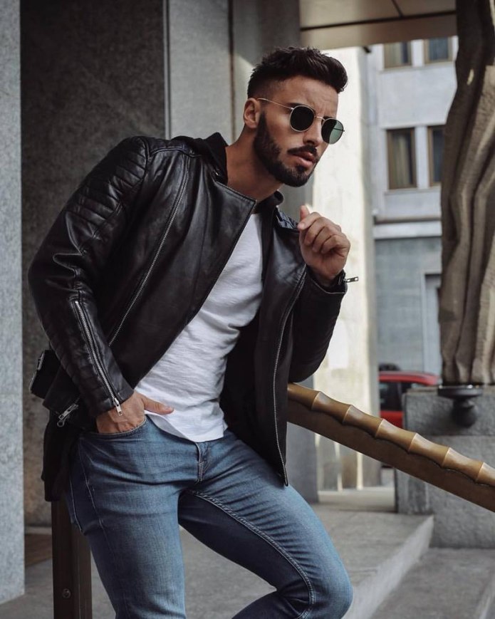 Urban Fashion for men куртка кожаная мужская отзывы