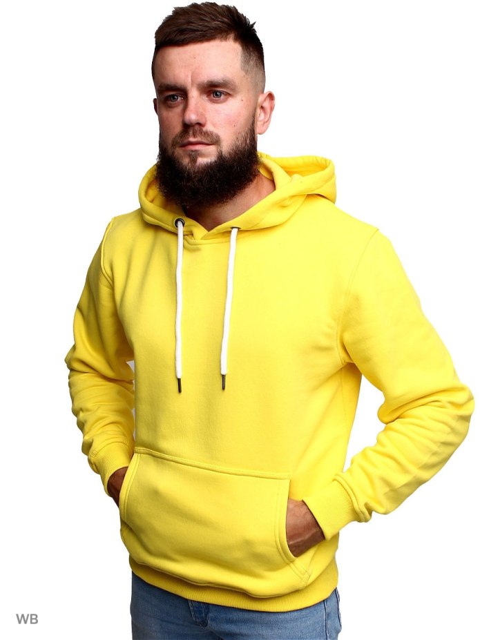 Кофта горчичного цвета мужская