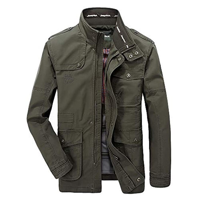 Мужская куртка пилот (Bomber) Air Force, tactica 762, цвет хаки (Khaki)