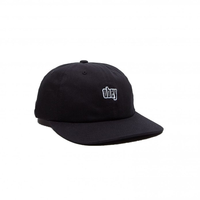 Бейсболка Obey Groovin 6 Panel Snapback Black