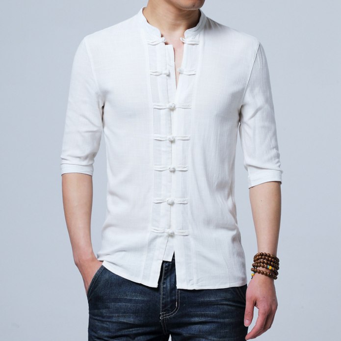 "Рубашка Slim Fit китайская"