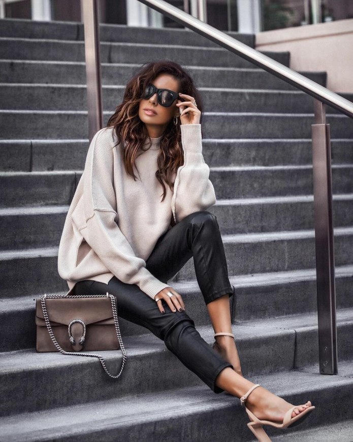 Пальто оранж Street Style