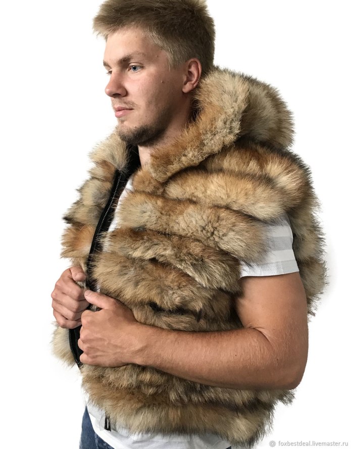 Mens fur Vest